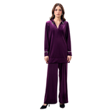 Modern Embellished Velour Outfit
