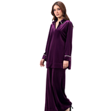 Modern Embellished Velour Outfit